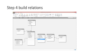 Step 4 build relations 
 