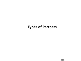 Types of Partners




                    312
 