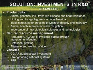 The transformative role of livestock in the developing world