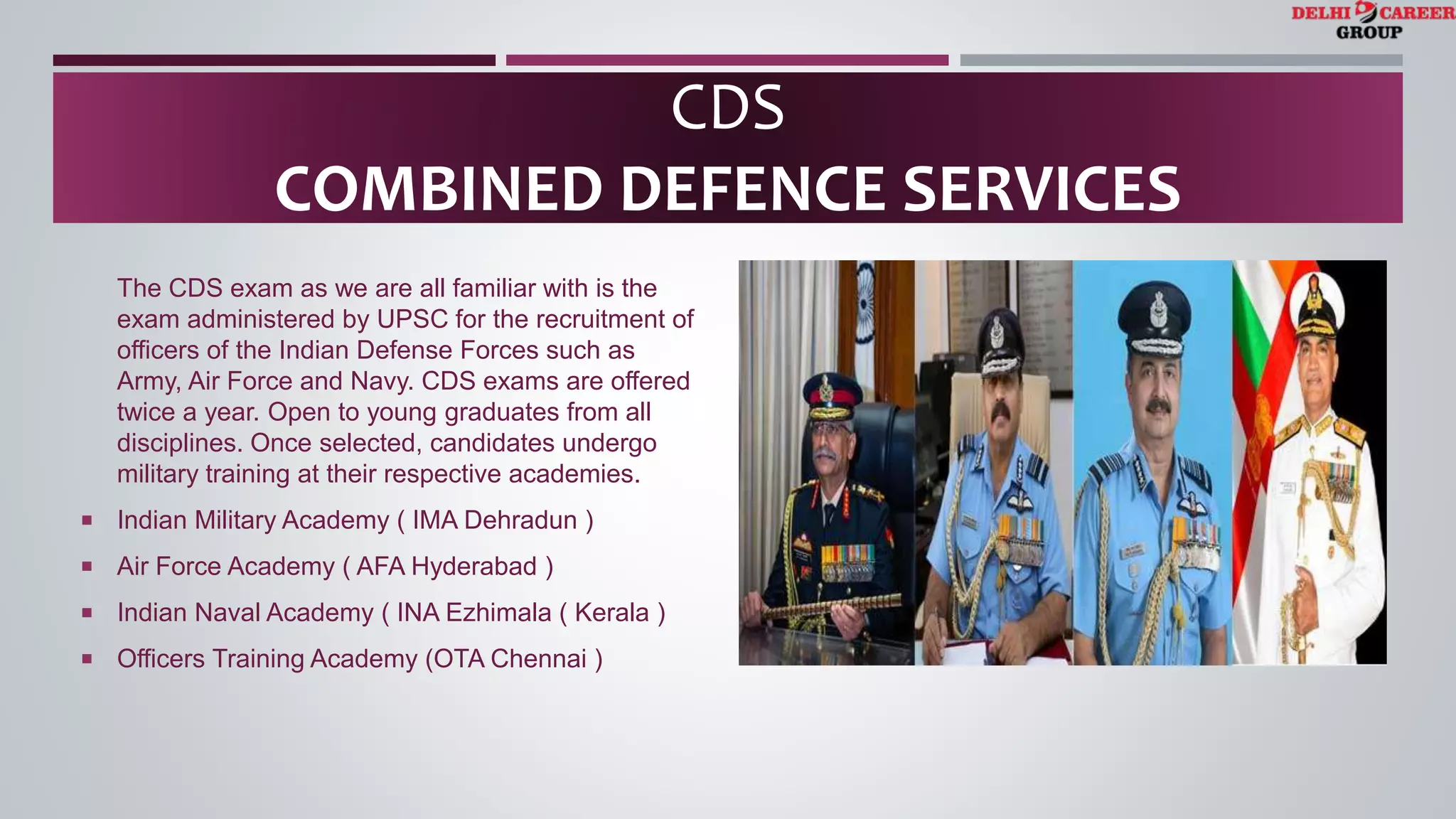 Delhi Career Group- CDS.pptx