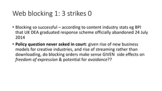 UK copyright, online intermediaries and enforcement | PPT