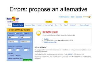 Errors: propose an alternative
 