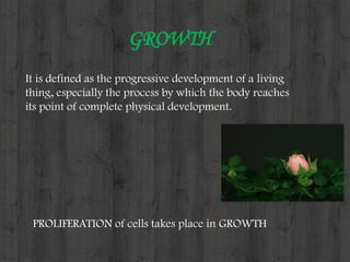 Role of growth spurts in tooth development - oral medicine and ...