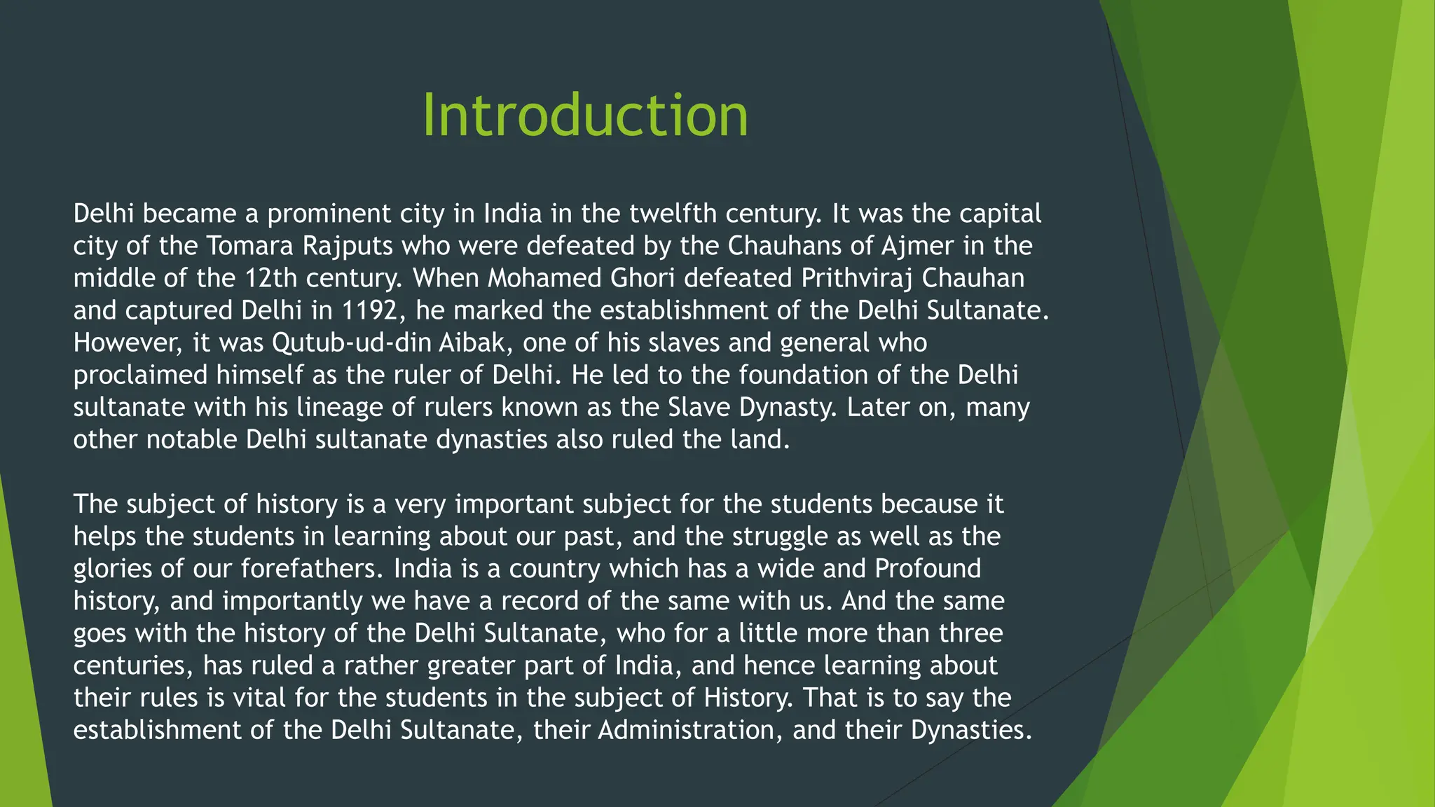 Delhi Sultan(12th to 15th Century.pptx