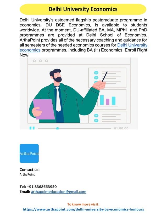 Delhi University Economics | PDF