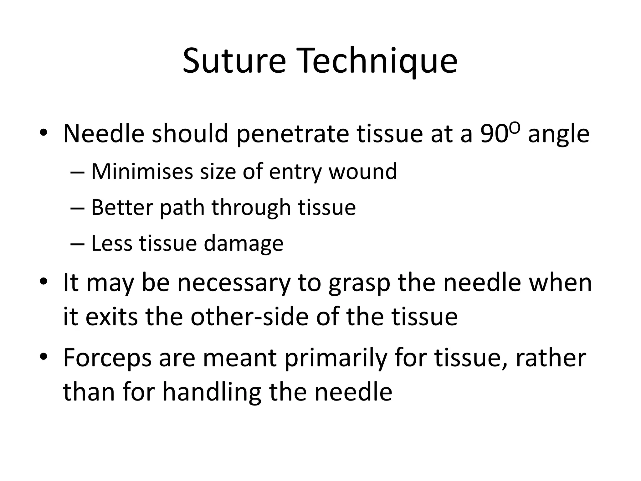 Suturing 101 - Basic Surgical Skills for Medical Students and Junior ...