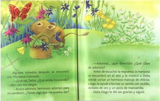 Delia, degu y su sombrero