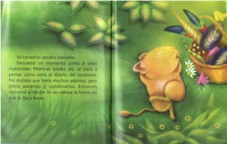 Delia, degu y su sombrero