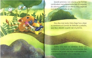 Delia, degu y su sombrero