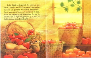 Delia, degu y su sombrero