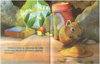 Delia, degu y su sombrero