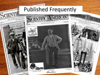 Published Frequently
 