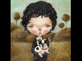 Delicate Character- Illustration of Dilka Bear | PPSX