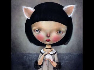 Delicate Character- Illustration of Dilka Bear | PPSX