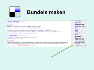 Bundels maken   