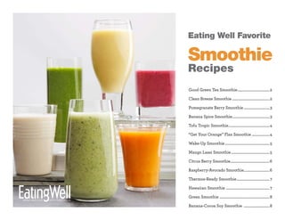 Healthy Smoothie Recipes