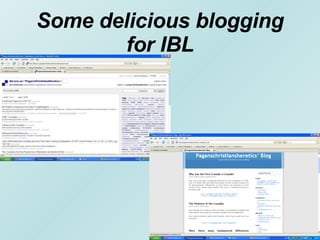 Some delicious blogging for IBL 