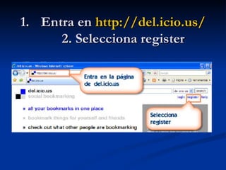 Del.icio.us Qué es y cómo usarlo