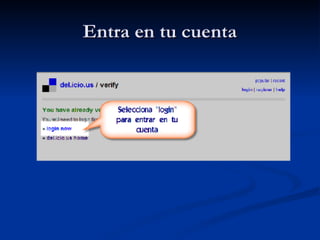Del.icio.us Qué es y cómo usarlo