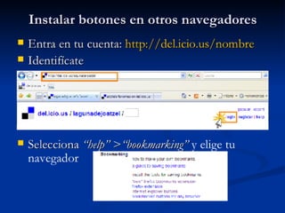 Del.icio.us Qué es y cómo usarlo