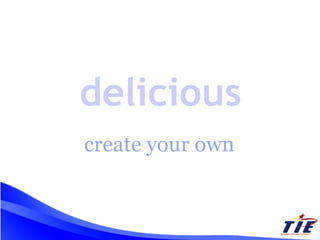 create your own delicious 