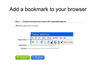 Add a bookmark to your browser 