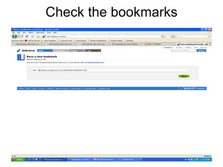 Check the bookmarks 