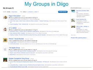 My Groups in Diigo
 