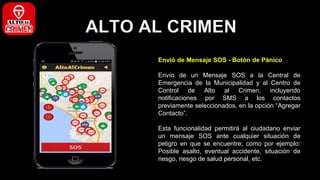 Delicuencia crimen organizado ALto al Crimen Slide 29
