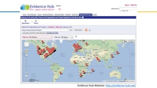 Evidence Hub Website: http://evidence-hub.net/
 
