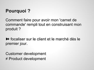 De l'idee au produit - workshop for Telecom ParisTech