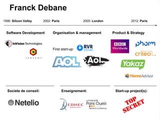 De l'idee au produit - workshop for Telecom ParisTech