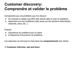 De l'idée au produit: Lean Startup Telecom ParisTech Workshop #3