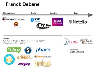 De l'idée au produit: Lean Startup Telecom ParisTech Workshop #3