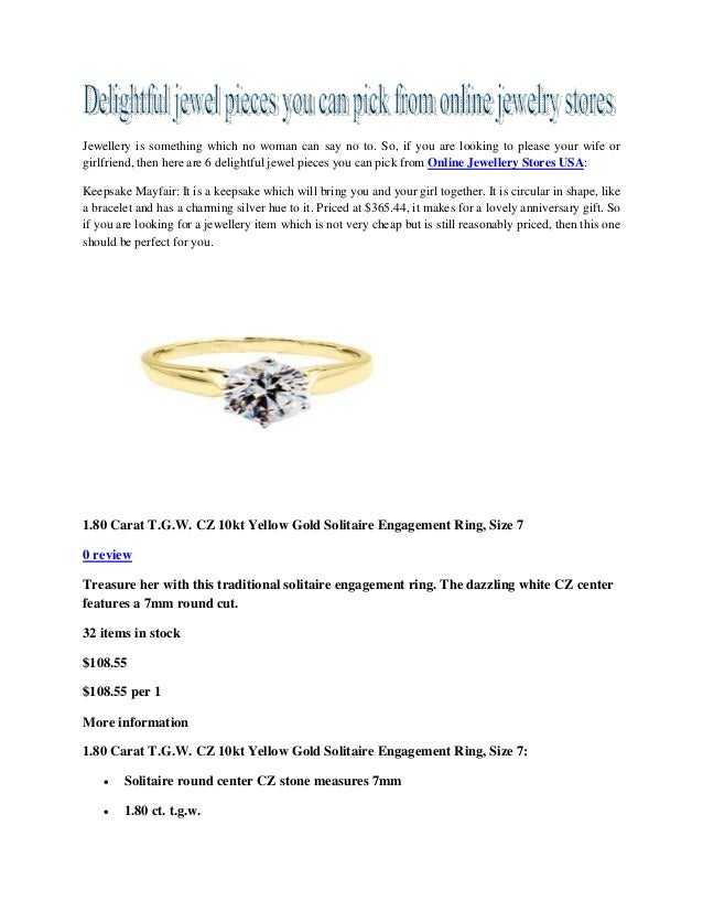 online jewelry stores