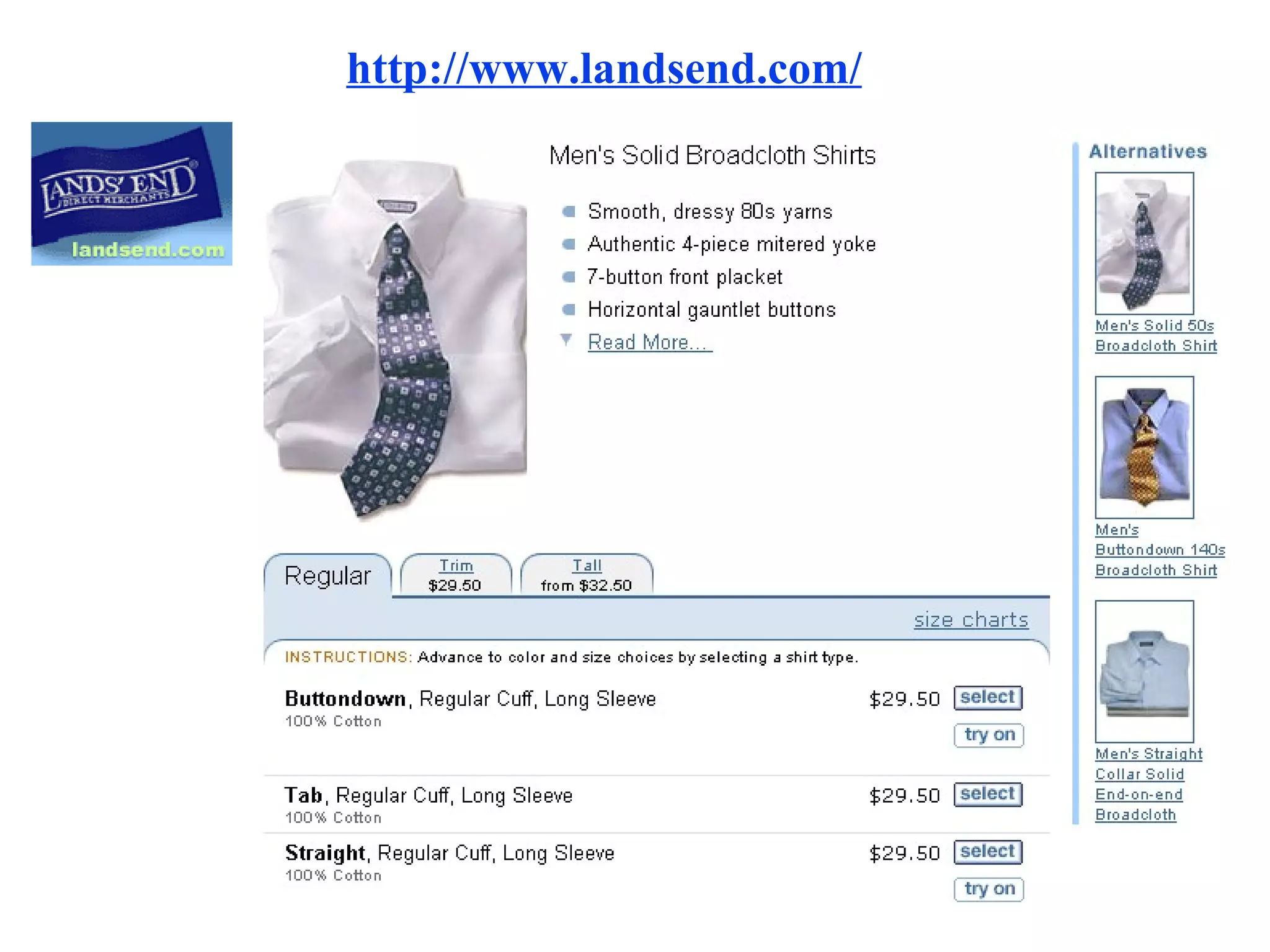 http://www.landsend.com/
 