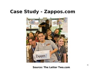 45
Case Study - Zappos.com
Source: The Letter Two.com
 
