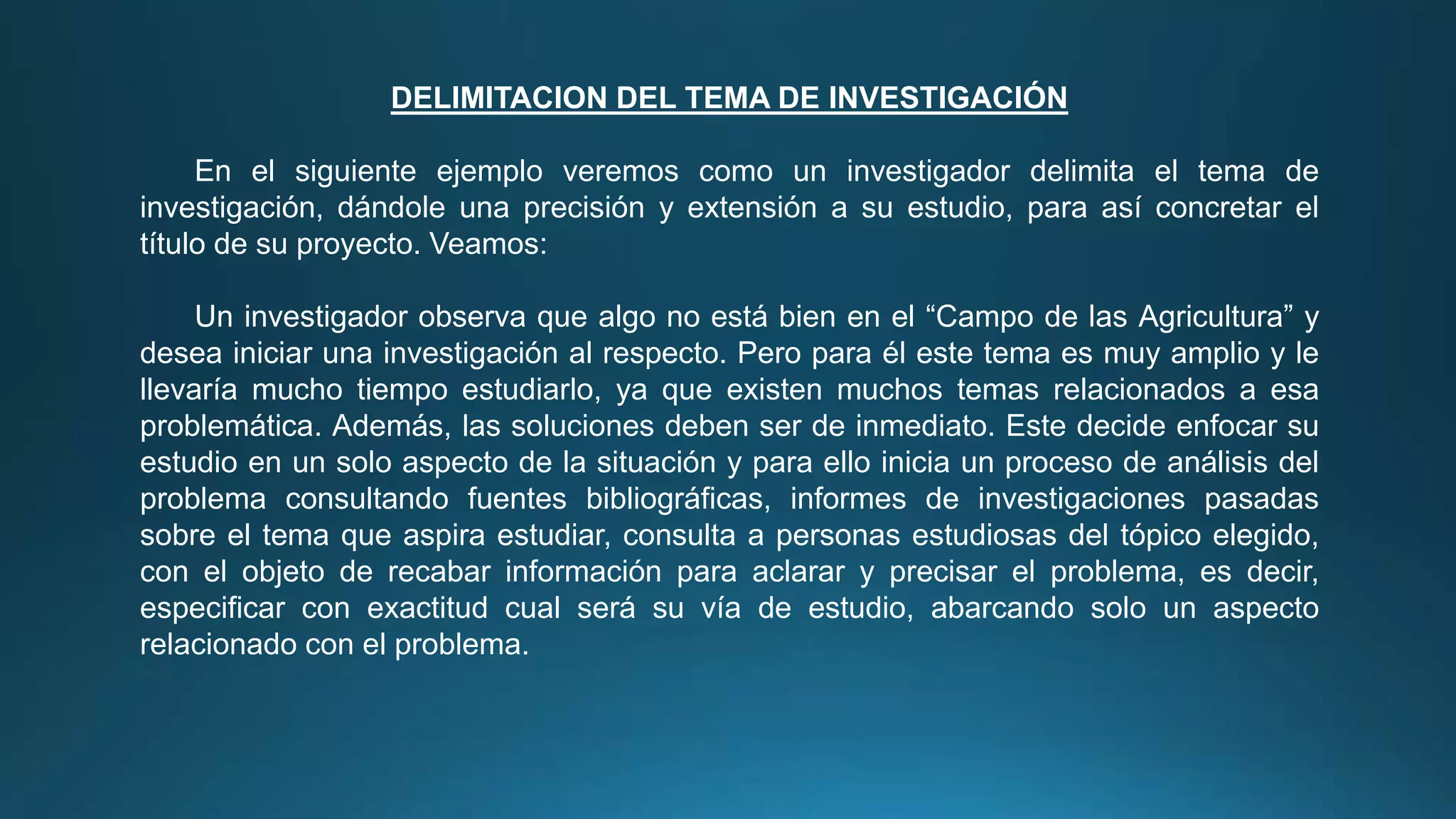 Delimitacion ejemplo | PPTX
