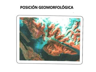 POSICIÓN GEOMORFOLÓGICA
 