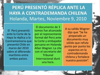 Delimitacion marítima perú chile