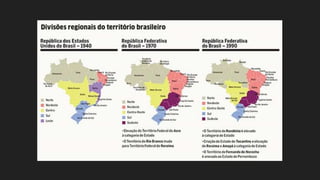 Delimitação e formação do território brasileiro