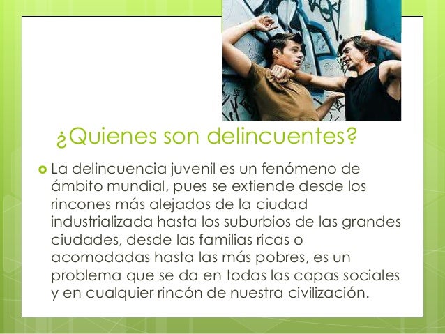 Delincuencia juvenil