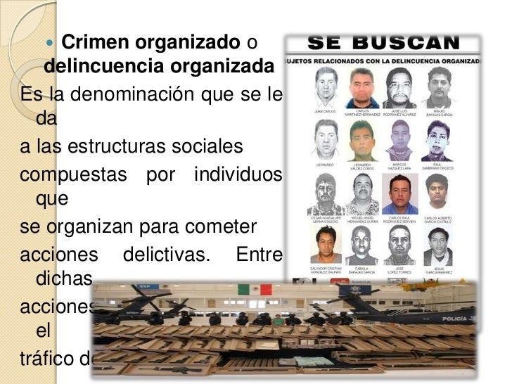 Delincuencia organizada