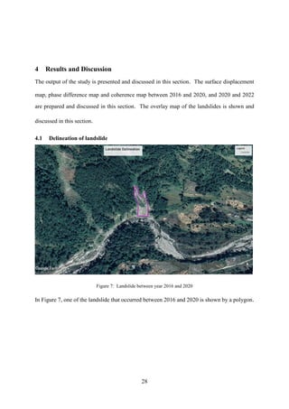DELINEATION OF LANDSLIDE AREA USING SAR INTERFEROMETRY AND D-INSAR :A ...