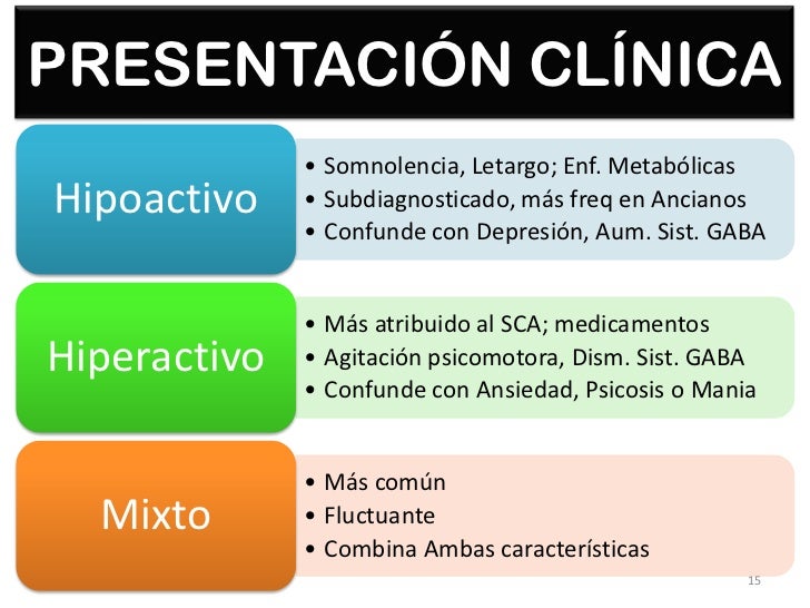 PRESENTACIÓN CLÍNICA              • Somnolencia, Letargo; Enf. MetabólicasHipoactivo    • Subdiagnosticado, más freq en An...