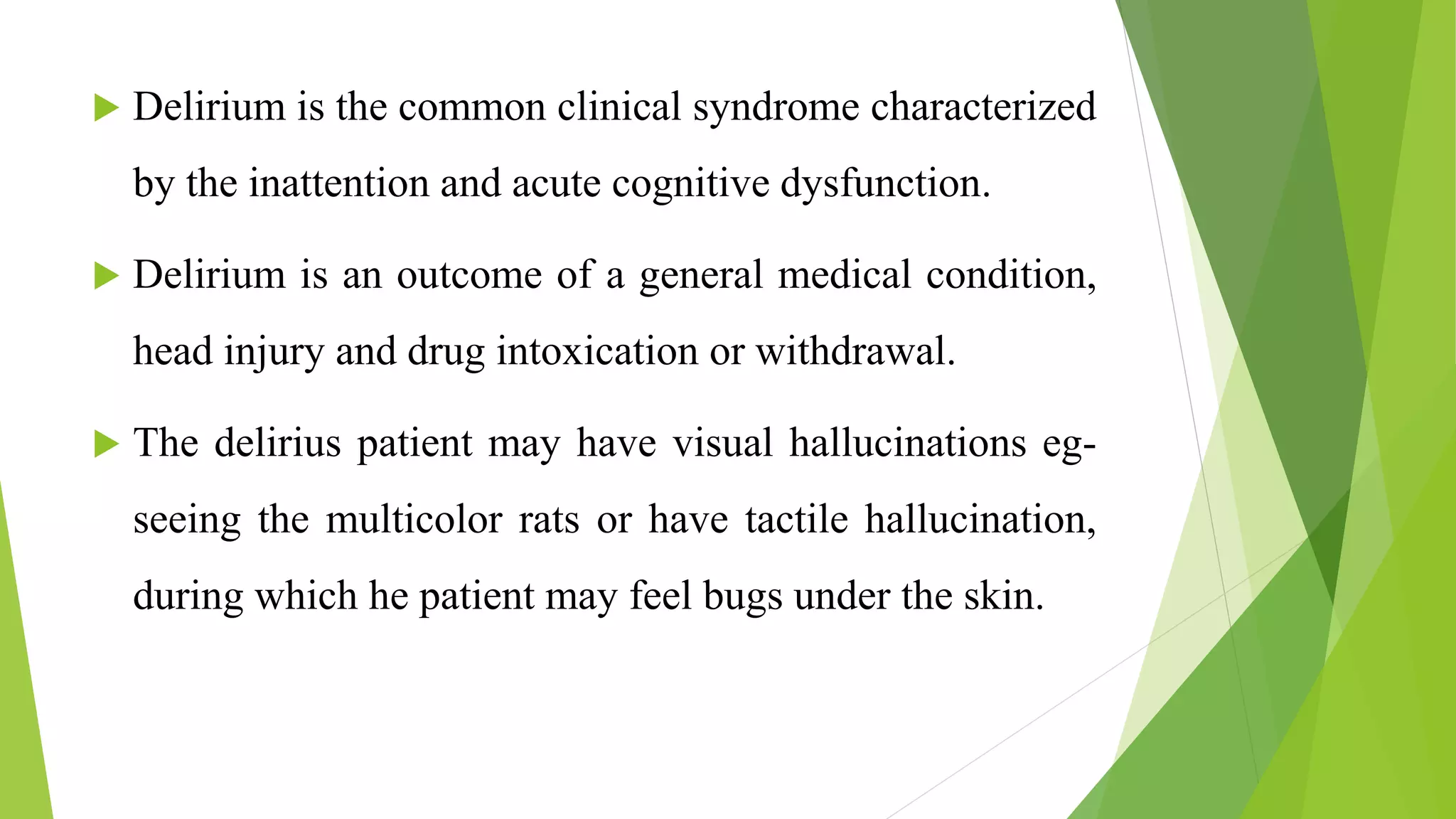 Delirium | PPTX