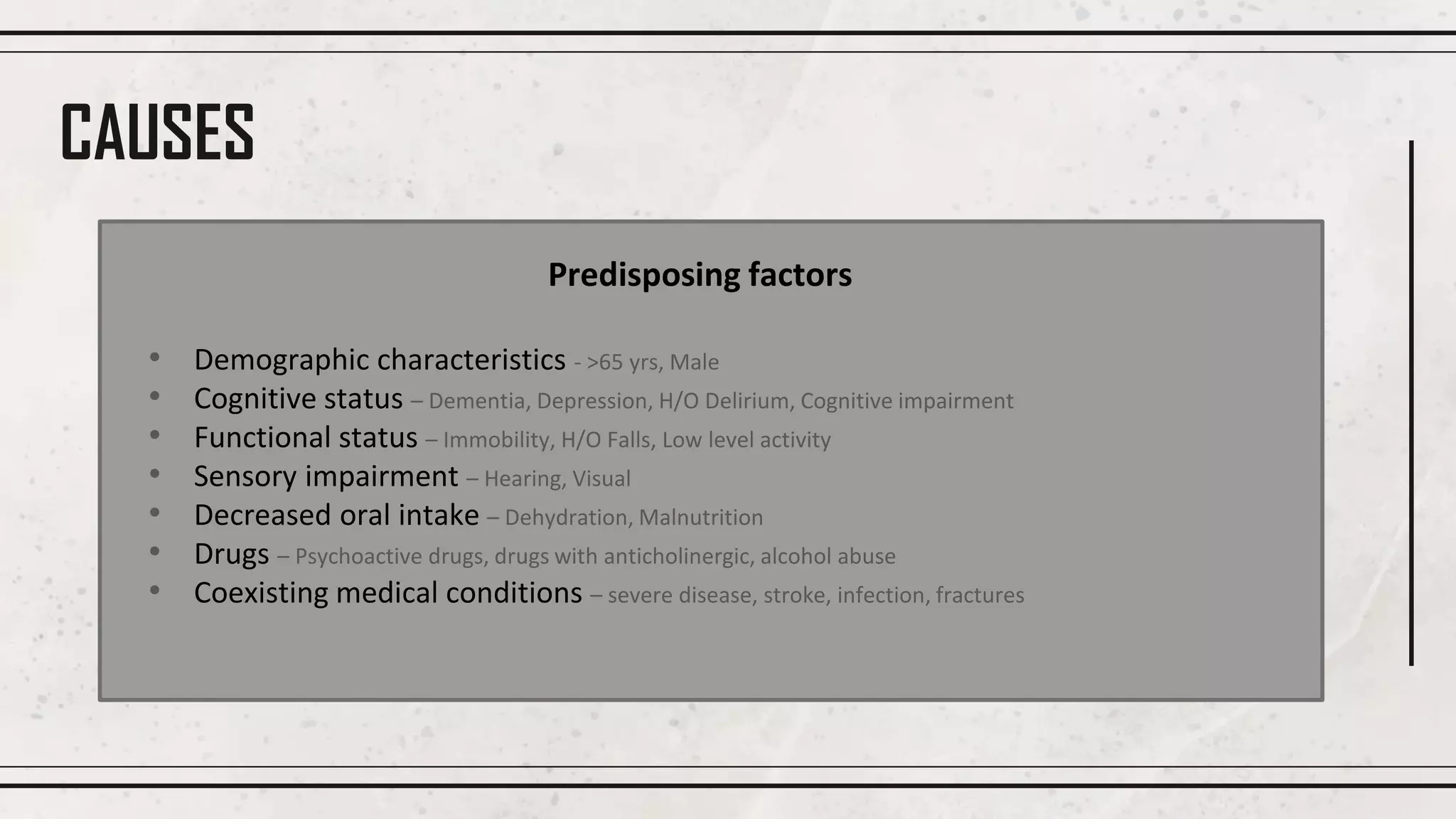 Delirium & Delirum Tremens Psychiatric Nursing Juhin J PPT