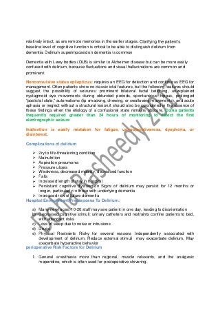 Delirium | PDF