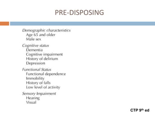 CTP 9th ed
PRE-DISPOSING
 