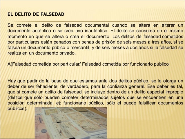 Elementos Del Delito De Falsedad Ante Autoridad es.slideshare.net